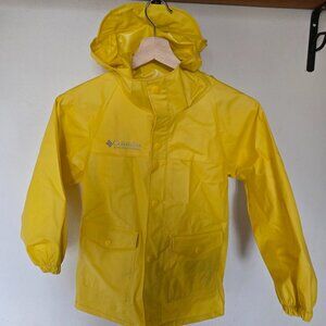 Columbia Yellow Rain Jacket--Youth